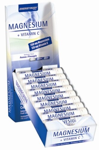 Magnesium Liquid + vitamín C 20 ampulí