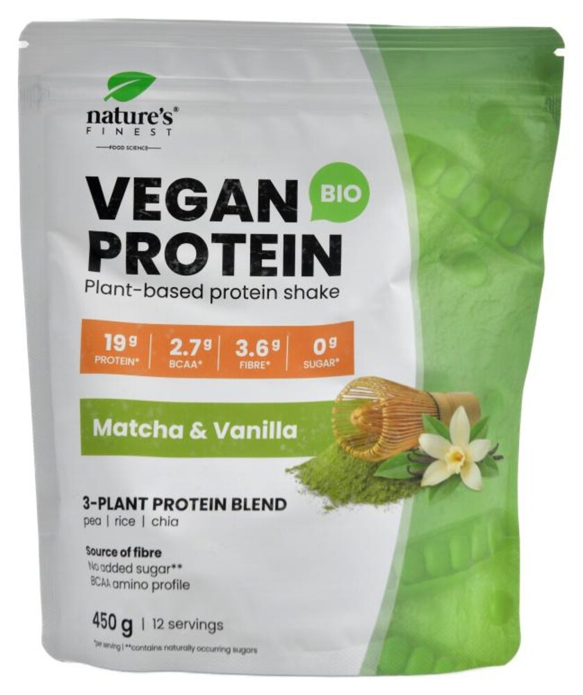BIO vegan protein vanilla matcha 450 g