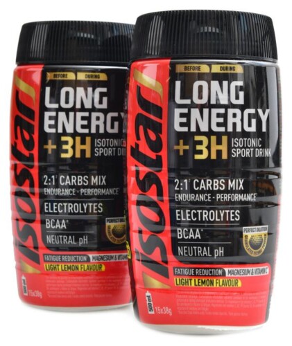 Isostar long + 3 2 x 570 g citron