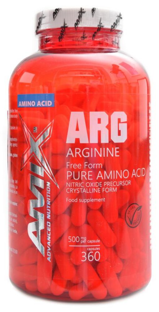 Arginine 500 mg 360 kapslí