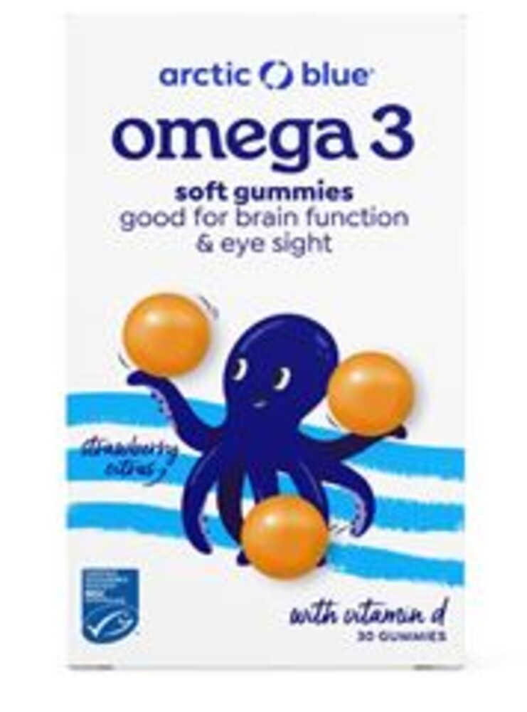 Kids Omega 3 30 gummies (250mg DHA, 70mg EPA and Vitamin D 200IU)