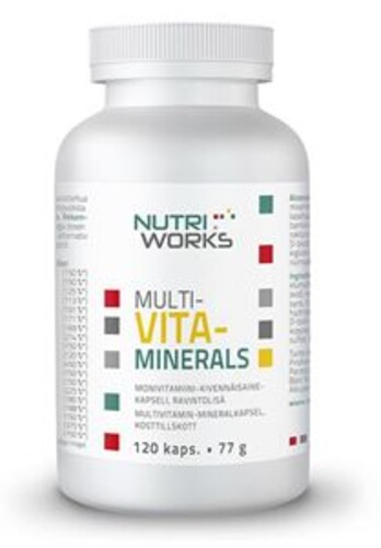 Multivitaminerals 120 kapslí (Směs vitamínů a minerálů) SK