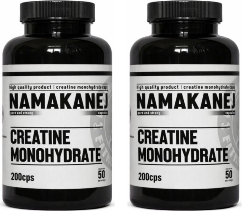 Creatin monohydrate 200 kapslí 1+1
