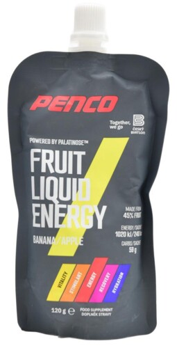 Fruit liquid energy 120 g jahoda banán