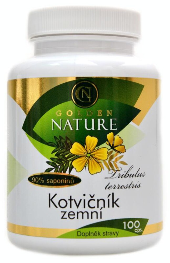 Kotvičník zemní 90% saponinů 100 kapslí