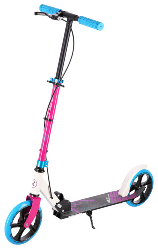 Koloběžka NILS Extreme HM0107 bílo-růžová
