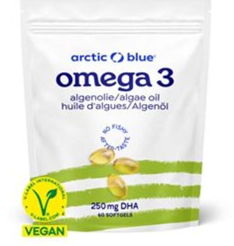 Vegan Omega 3 Algae 60 kapslí (250mg DHA)