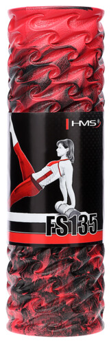 Fitness válec FS135 45 cm, červený