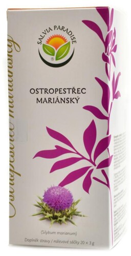 Ostropestřec mariánský nálevové sáčky 20 x 3 g