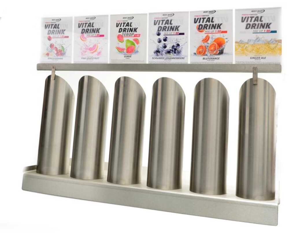 Stainless Steel Vital bar stojan na sirupy kovový