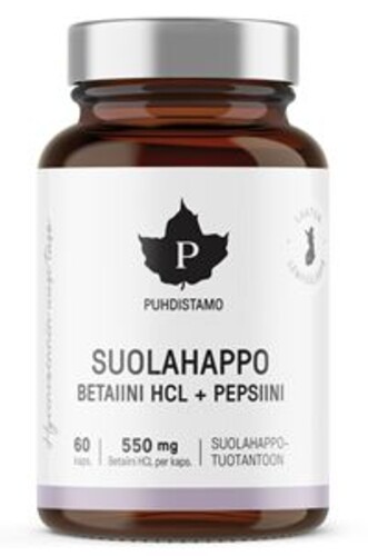 Betain HCL 60 kapslí (Betain HCl + Pepsin)