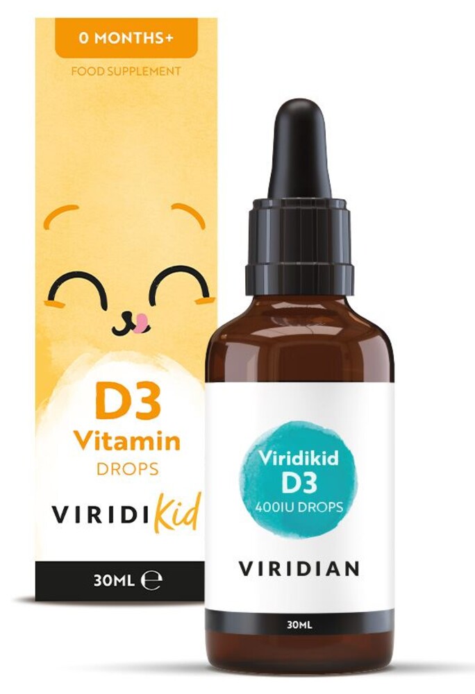 Viridikid Vitamin D Drops 400iu 30ml