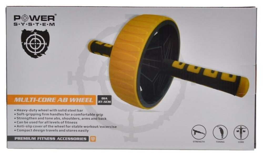 Posilovací kolečko Multi core AB wheel 4034