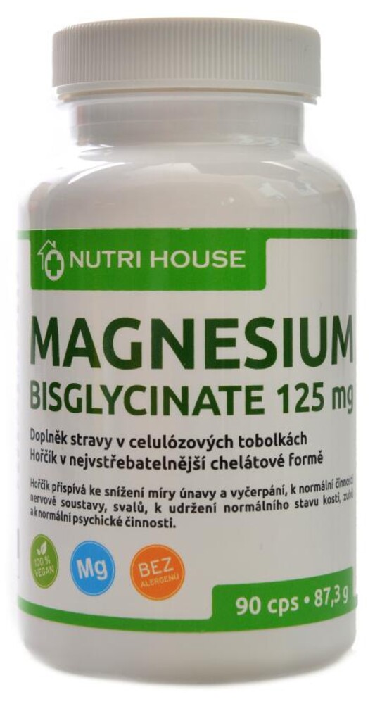 Magnesium Bisglicynate 125mg 90 kapslí