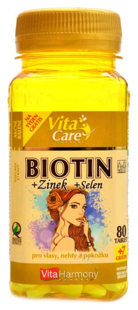 Biotin 300 mcg + Selen + Zinek 87 tbl