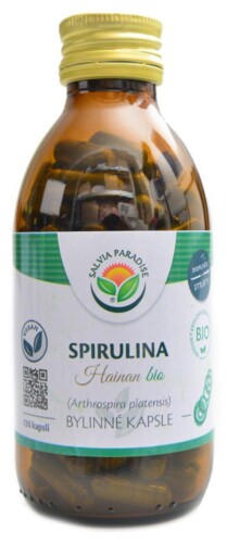 Spirulina BIO 120 kapslí Arthrospira platensis