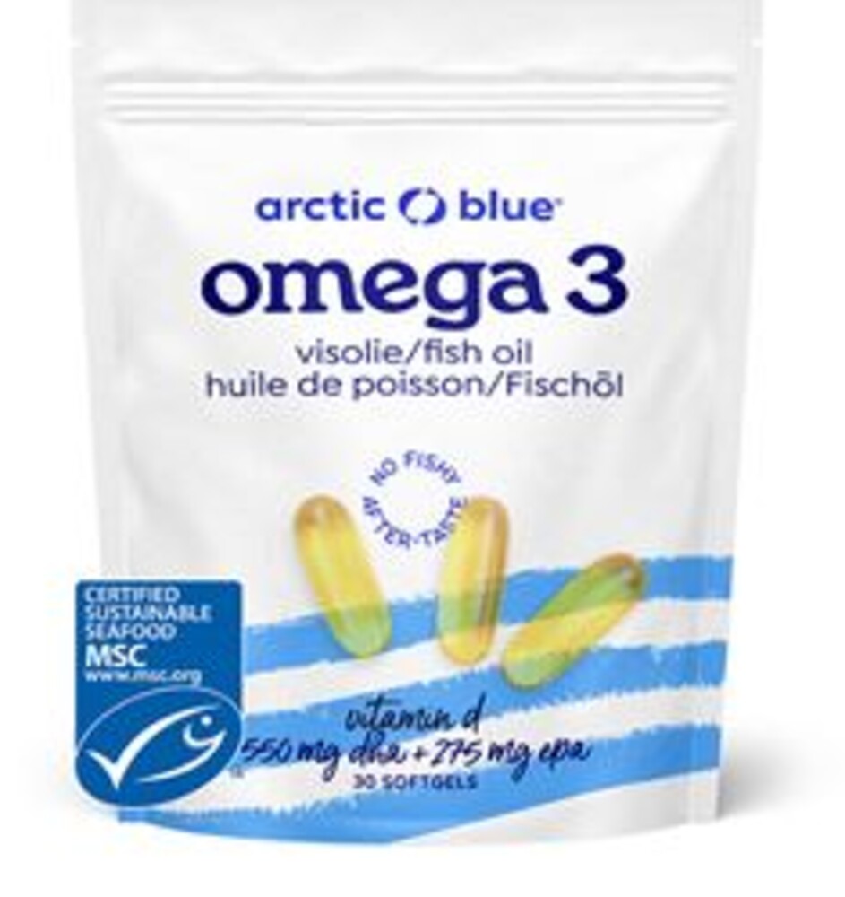 Omega 3 30 kapslí (550mg DHA, 275mg EPA and Vitamin D 400IU) původ Aljaška