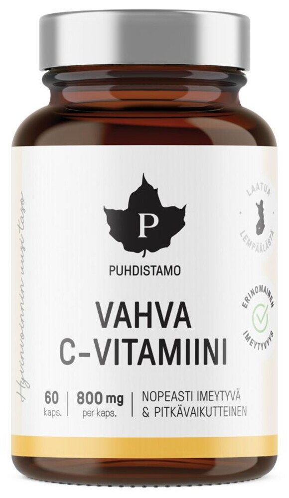 Strong Vitamin C 60 kapslí (Vahva C-Vitamiini)