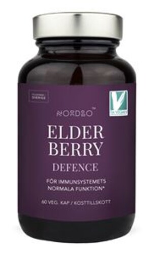 Elderberry Defence 60 kapslí (Extrakt z černého bezu + vit. C + zinek)