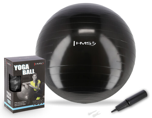 Gymnastický míč YB01N 75 cm černý