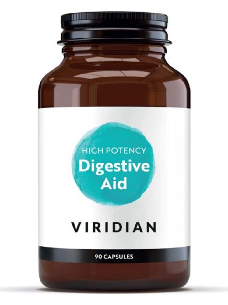 High Potency Digestive Aid 90 kapslí (Enzymy, betain, zázvor a máta)