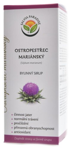 Ostropestřec mariánský DS sirup 180 ml Silybum marianum