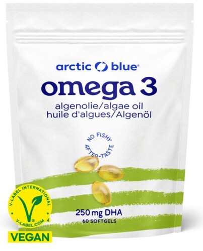 Vegan Omega 3 Algae 60 kapslí (250mg DHA)