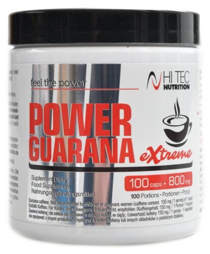 Power Guarana extreme 800mg 100 kapslí