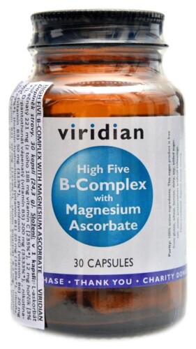 High Five B Complex with Magnesium Ascorbate 30 kapslí