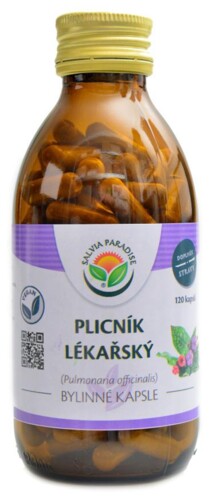 Plicník lékařský 120 kapslí Pulmonaria officinalis