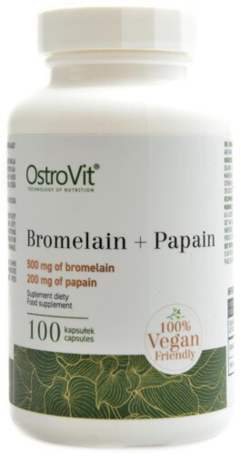 Bromelain + papain 100 kapslí