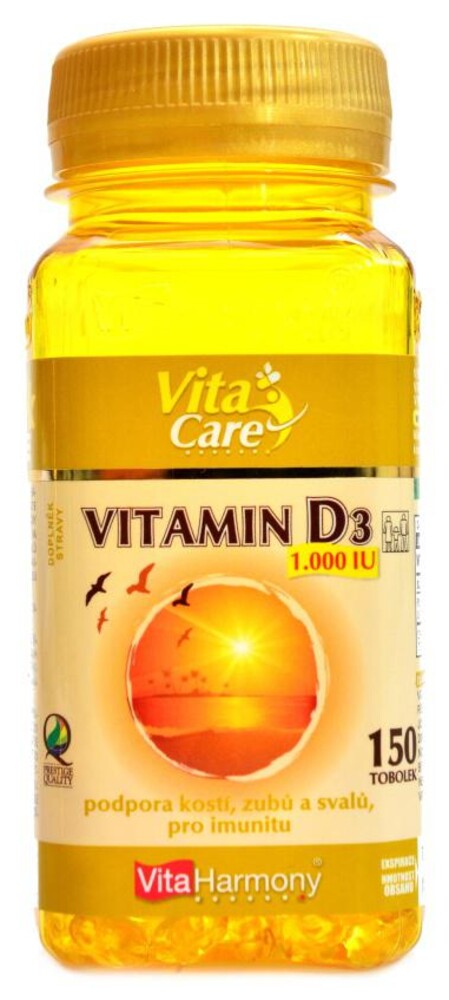 Vitamín D3 1000 IU 150 tobolek