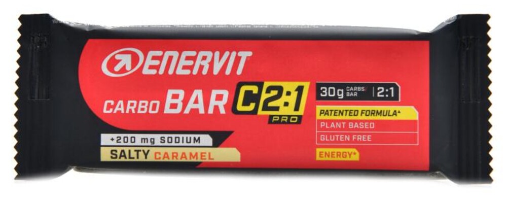 Enervit carbo bar C2:1 PRO se sodíkem 30g slaný karamel