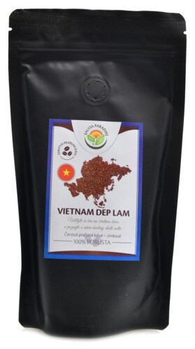 Káva Vietnam 100 g - zrnková čerstvě pražená 100% Robusta