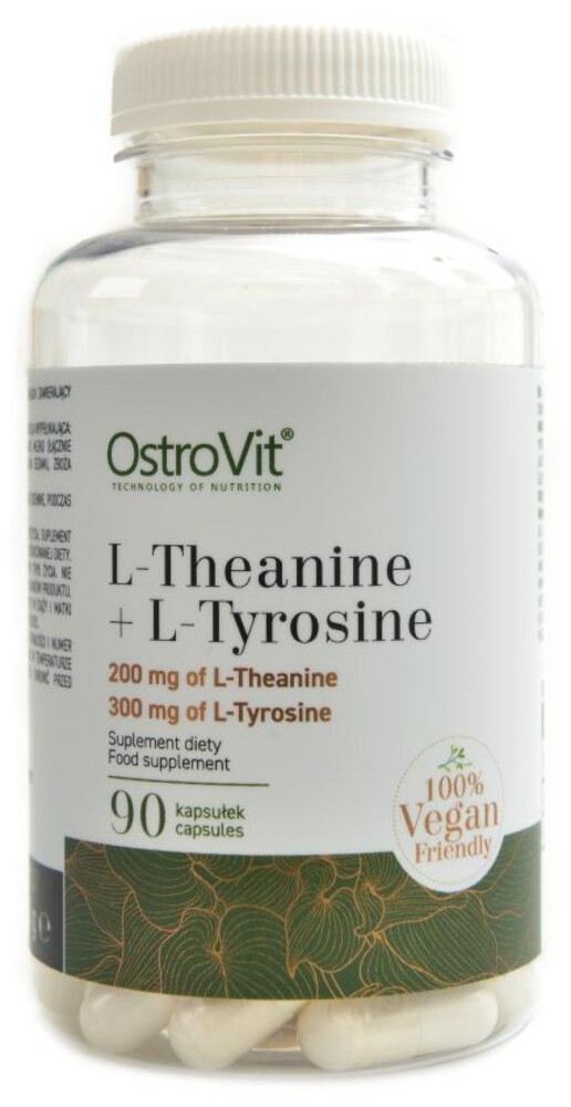 L-Theanine + Tyrosine vege 90 kapslí