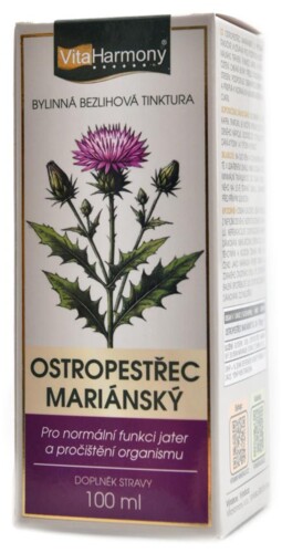 Tinktura Ostropestřec mariánský 100 ml silybum marianum