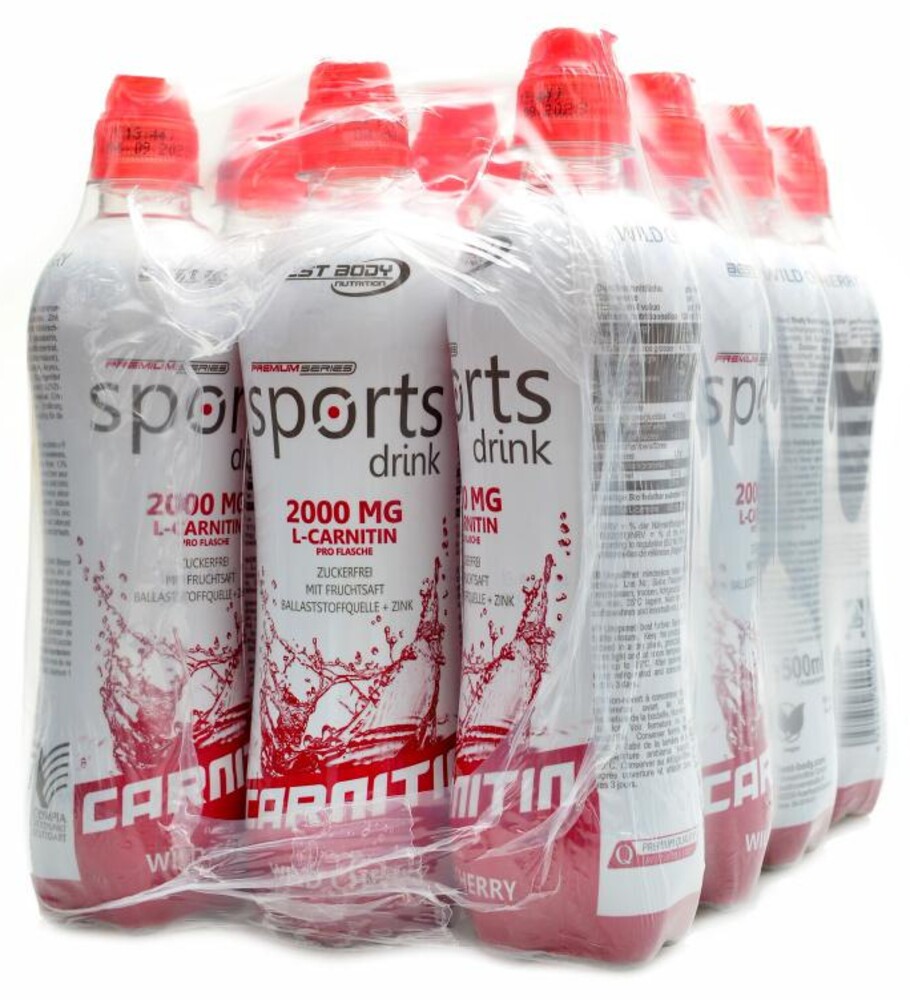Sports drink Carnitin 2000mg RTD 12 x 500 ml