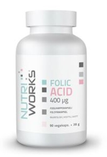 Folic Acid 400 µg 90 kapslí