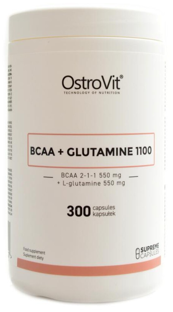 BCAA + Glutamine capsules 5500 mg 300 kapslí