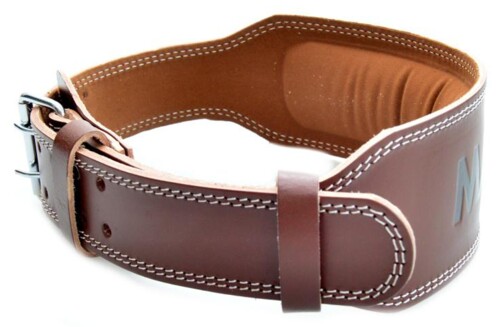 Fitness opasek celokožený brown MFB246
