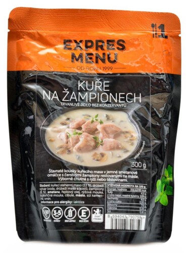 Kuře na žampionech (Low Carb) 300g
