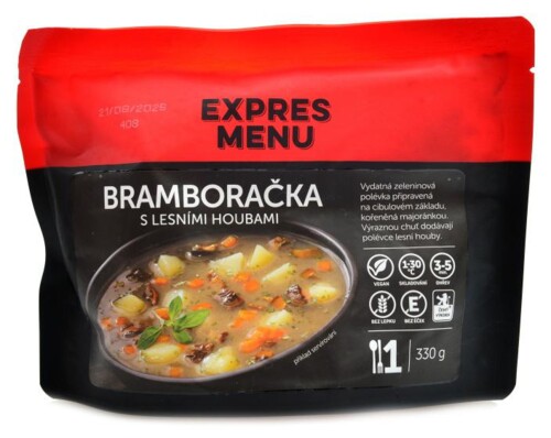 Bramboračka s lesními houbami 330g bramborová polévka s houbami