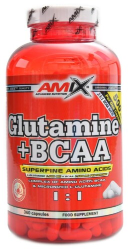 L-Glutamine + BCAA 360 kapslí