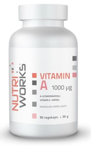 Vitamin A 1000 µg 90 kapslí