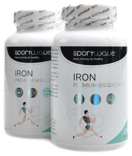Iron premium chelate 2 x 120 kapslí
