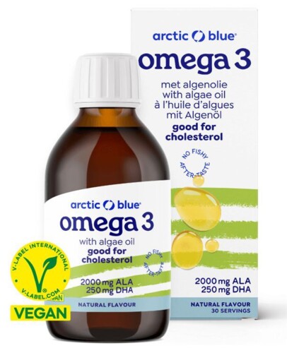 Vegan Omega 3 Algae 150ml (Lněný olej + olej z mořské řasy)