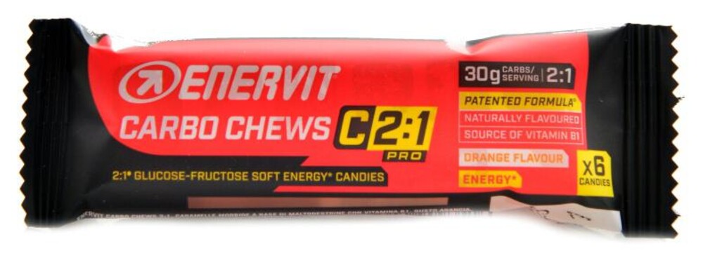 Enervit Carbo chews C2:1 pomeranč