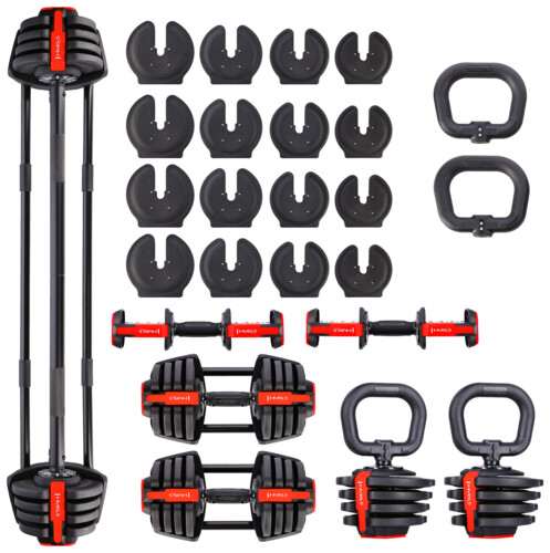 Jednoruční / obouruční variabilní činka SGR18 PRO SET 3v1 40 kg