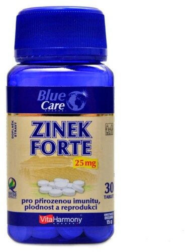 Zinek forte 25 mg 30 tablet