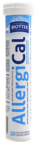 Allergical pomeranč 20 šumivých tablet 20 šumivých tablet